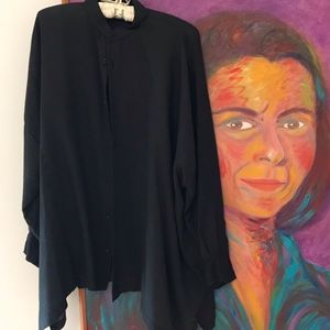Eskandar cashmere&silk blouse